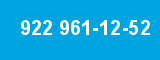 922 961-12-52 922 961-12-52